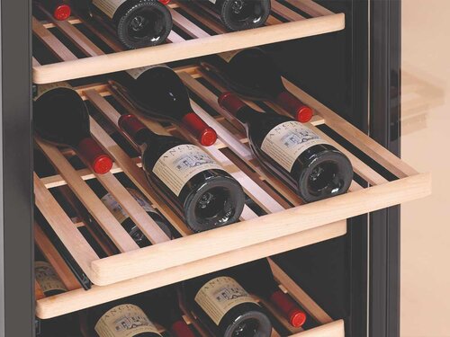 Bartscher Weink�hlschrank, 2 Zonen, f�r 180 Flaschen, 453 Liter, BTH 600 x 750 x 1860 mm