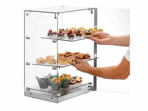 Buffetvitrine 3850 3E-K, Bartscher, BTH 405 x 335 x 620 mm