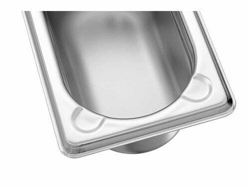 Bartscher Basic Line 1/9GN,T65 GN-Beh�lter, GN 1/9, Tiefe 65 mm, Edelstahl seidenmatt