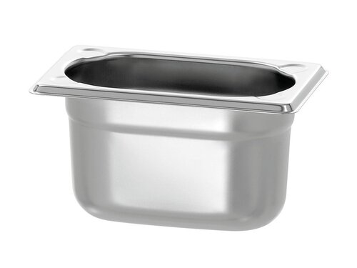 Bartscher Basic Line 1/9GN,T100 GN-Beh�lter, GN 1/9, Tiefe 100 mm, Edelstahl seidenmatt