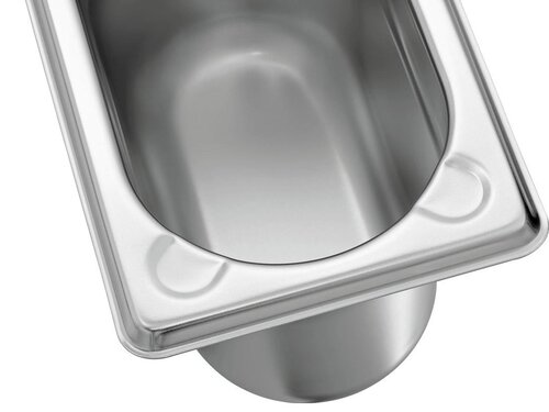 Bartscher Basic Line 1/9GN,T100 GN-Beh�lter, GN 1/9, Tiefe 100 mm, Edelstahl seidenmatt