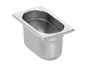 Bartscher Basic Line 1/9GN,T100 GN-Beh�lter, GN 1/9, Tiefe 100 mm, Edelstahl seidenmatt