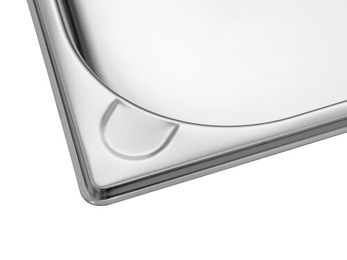 Bartscher Basic Line GN-Beh�lter, GN 2/3, Tiefe 40 mm, Edelstahl Seidenmatt