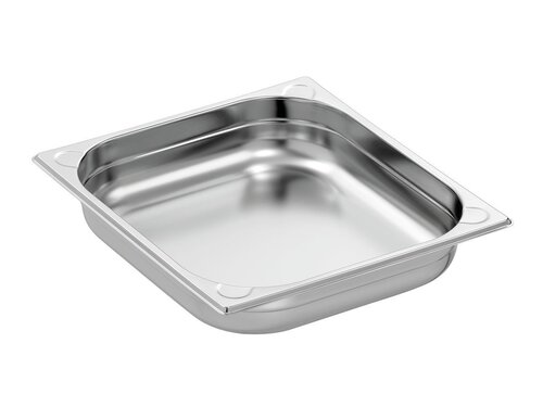 Bartscher Basic Line GN-Behlter, GN 2/3, Tiefe 65 mm, Edelstahl Seidenmatt