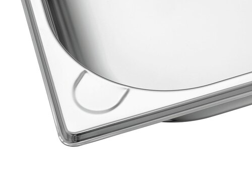 Bartscher Basic Line GN-Behlter, GN 2/3, Tiefe 65 mm, Edelstahl Seidenmatt