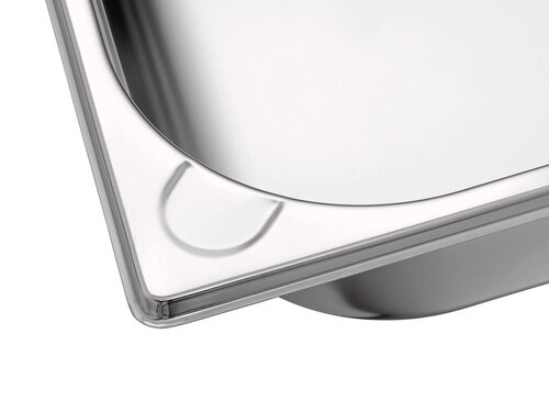 Bartscher Basic Line GN-Behlter, GN 2/3, Tiefe 100 mm, Edelstahl Seidenmatt