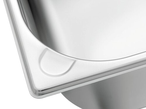 Bartscher Basic Line GN-Behlter, GN 2/3, Tiefe 150 mm, Edelstahl Seidenmatt