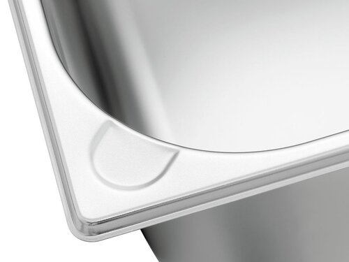 Bartscher Basic Line GN-Beh�lter, GN 2/3, Tiefe 200 mm, Edelstahl Seidenmatt