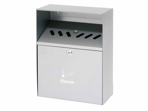 Wandascher, silber, Bartscher, BTH 280 x 140 x 373 mm