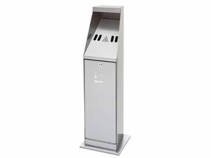 Standascher, silber, Bartscher, BTH 240 x 240 x 870 mm