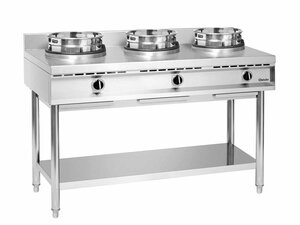 Bartscher Gas Wokherd, 3 Brenner � 290 mm, 34,5 kW, BTH...