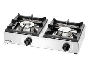 Gaskocher 2K1100-N, Bartscher, BTH 660 x 350 x 170 mm