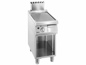 Bartscher Grillplatte Gas 700 B400, gerillte Grillfl�che,...