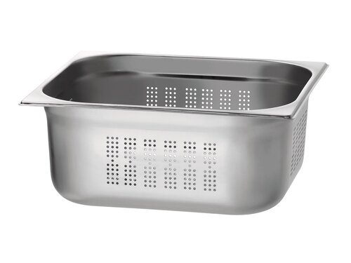 Bartscher Top Line GN-Beh�lter GN 2/3, Tiefe 150 mm, gelocht, Edelstahl Gl�nzend