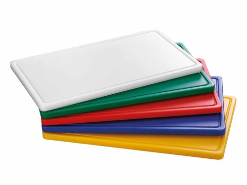 Bartscher PRO 53x32 GR-R Schneidbrett mit Saftrinne, Gr�n, BTH 530 x 325 x 24 mm