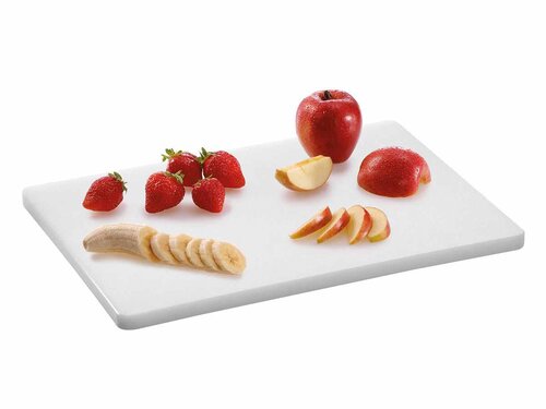 Bartscher 40x30 W Schneidbrett, Wei, BTH 400 x 300 x 20 mm