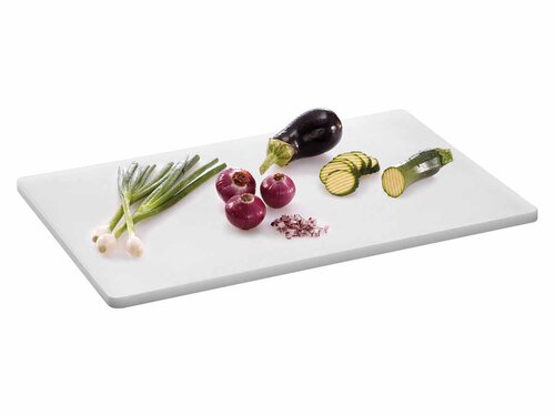 Bartscher 60x40 W Schneidbrett, Wei�, BTH 600 x 400 x 20 mm