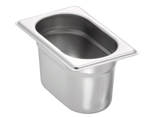 Bartscher PROFI GN-Beh�lter GN 1/9, Tiefe 100 mm, Edelstahl gl�nzend