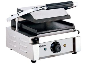 Bartscher 1800 1G Kontaktgrill, oben + unten glatt, 1,8...