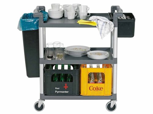 Abr�umbeh�lter-Set Adjutant, Bartscher, BTH 335 x 237 x 560 mm