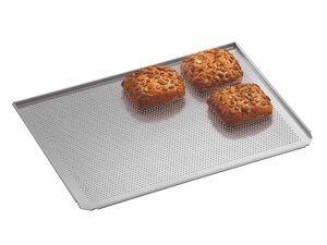 Bartscher 433x333-AL Lochblech, Aluminium, 3-seitige Rand...