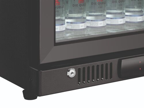 Bartscher Bark�hlschrank, mit Glast�r, Inhalt 124 Liter, BTH 600 x 500 x 850 mm