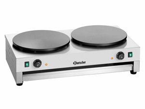 Bartscher 2CP400 Crpe-Backgert, 2 Platten aus...