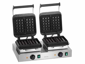 Bartscher 2BW160-101 Waffeleisen, fr 4 Waffeln, Platten...