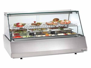 Kalte Theke 3/1 GN, Kantglas, Bartscher, BTH 1075 x 775 x...