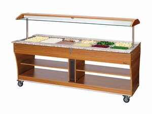 Bartscher Buffetwagen, warm, 6x 1/1 GN, BTH 2150 x 880 x 1370 mm