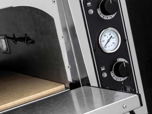 Prismafood Pizzaofen Virtuoso4H, 1 Backkammer, Schamottboden, 4 Pizzen �35 cm, 6,9 kW, BTH 1100 x 1080 x 510 mm