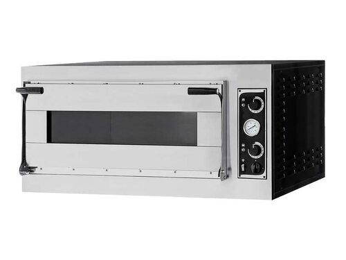 Prismafood Pizzaofen Virtuoso6H, 1 Backkammer, Schamottboden, 6 Pizzen �35 cm, 10,2 kW, BTH 1100 x 131,4 x 510 mm