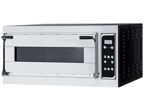 Prismafood Pizzaofen Virtuoso4HV, 1 Backkammer, Schamottboden, 4 Pizzen �35 cm, 8,2 kW, BTH 1100 x 1080 x 510 mm