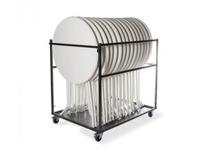 FEROS Groer Stehtisch Transportwagen fr Berlin, Londen...