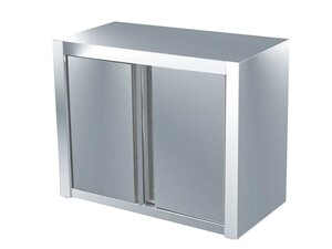 Wandhngeschrank, Edelstahl, ein Zwischenboden ermglicht...