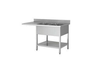 Sp�lcenter , Becken u. Abstellfl�che AISI304, F��e u....