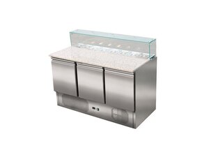 Pizzasaladette, Innen / Au�en Edelstahl, Statisches...