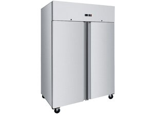 Tiefk�hlschrank Edelstahl mit 2 T�ren, Volumen 1145...