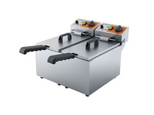Stalgast Fritteuse 2x 5 Liter, 2x2 kW, BTH 415 x 430 x...