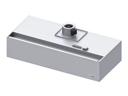 Kastenwandhaube Expert Line komplett mit Rohrventilator, Regler und Filter, BTH 2800 x 1200 x  450 mm