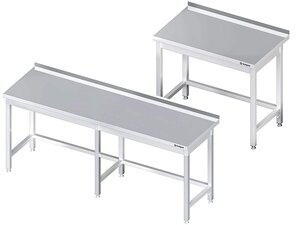 Arbeitstisch PROFI mit Verstrebung, Aufkantung,...