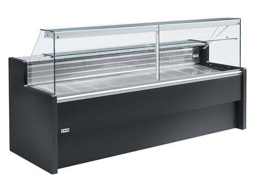 K�hltheke Tibet 250, gerade Frontverglasung, statische K�hlung, BTH 2500 x 790 x 1220 mm