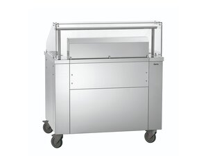 Mobile Kochstation f�r 2 Auftischger�te, Bartscher...