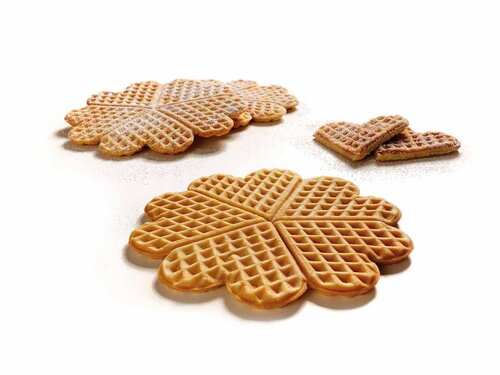 Bartscher MDI 1HW-AL Waffeleisen, f�r 1 Herzwaffel, Platten aus beschichtetem Aluminium, Waffelgr��e � 210 mm