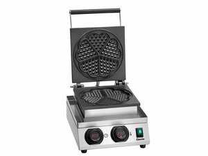 Bartscher MDI 1HW-AL Waffeleisen, f�r 1 Herzwaffel,...