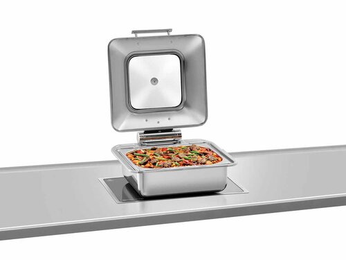 Bartscher 2/3 Flexible Chafing-Dish, GN 2/3, bis 65 mm Tiefe, Inhalt 5,2 Liter