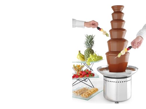 Hendi Schokoladenbrunnen mit 6 Ebenen, bis 8 kg...