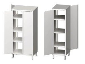 Durchreiche-Hochschrank mit Fl�gelt�r, verschwei�t,...