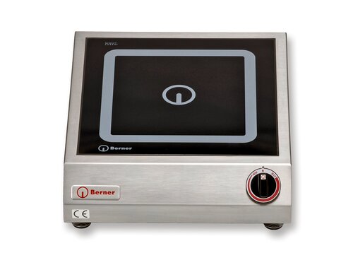 Berner System 45 BI1K5  Induktions-Herd, 1 Kochstelle 350 x 350 mm, 5 kW, BTH 400 x 455 x 120 mm