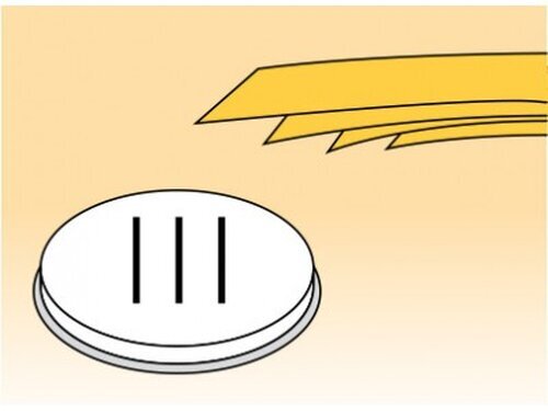 Matrizen f�r Nudelmaschine Edilser Valentina 3, Lasagne Ricce